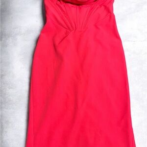 Lavish Alice Strapless Pink Dress
